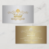 PixDezines-Imitate, farbig/antik, Rollen aus Metal Visitenkarte (Vorne/Hinten)