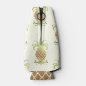 PixDezines Imitate Gold Foil Ananas Muster Flaschenkühler (Rückseite)