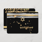 PixDezines Imitate Gold/Silber/Streifen/Empfang (Vorne/Hinten)