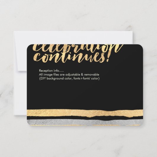 PixDezines Imitate Gold/Silber/Streifen/Empfang (Rückseite)