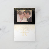 PixDezines Imitate Gold Speckles/Vielen Dank Dankeskarte (Innenseite)