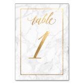 PixDezines Imitate Gold/Tabelle Nr. 1+/Marmor Tischnummer (Vorderseite)