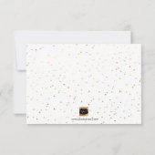 PixDezines Imitate Gold werden Sie zu Ehrenmatron Einladung (Rückseite)