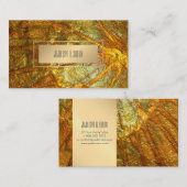 PixDezines Imitate Metallische Goldtextur Visitenkarte (Vorne/Hinten)