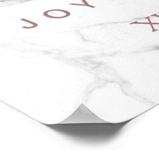 PixDezines IMITATE ROSE GOLD CALLIGRAPHIE/BEGRÜSSE Poster (Ecke)