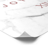 PixDezines Imitate Rose Gold/DIY #UNPLUGGED CEREMO Poster (Ecke)