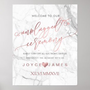 PixDezines Imitate Rose Gold/DIY #UNPLUGGED CEREMO Poster