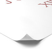 PixDezines Imitate Rose Gold/#UNPLUGGED Poster (Ecke)