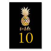 PixDezines Imitats Ananas/Tafelkarten Tischnummer (Vorderseite)