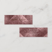 PixDezines Imitats Bräzende Bodenfliesen Mini Visitenkarte (Vorne/Hinten)