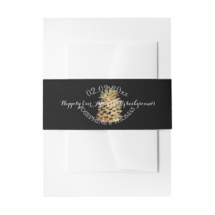 PixDezines Imitats Gold Pinecone/DIY Hintergrund Einladungsbanderole