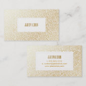 PixDezines Imitats Goldpunkte Visitenkarte (Vorne/Hinten)