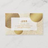 PixDezines Imitats Goldpunkte Visitenkarte (Rückseite)