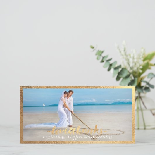 PixDezines Imitats Goldrahmen/vielen Dank für Ihr Dankeskarte (Stehend Vorderseite)