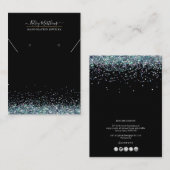 PixDezines Imitats Holographic Confetti Business C Visitenkarte (Vorne/Hinten)