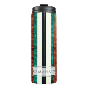 PixDezines Imitats Koa Wood Longboard Thermosbecher