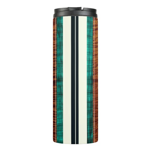 PixDezines Imitats Koa Wood Longboard Thermosbecher (Rückseite)