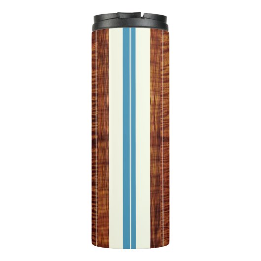 PixDezines Imitats Koa Wood Longboard Thermosbecher (Rückseite)