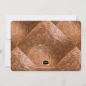 PixDezines Imitats Kupfer werden Sie sein..Bridesm Einladung (Rückseite)