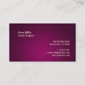 PixDezines Imitats Leinenmörtel Visitenkarte (Rückseite)