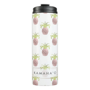 PixDezines Imitats Rose Ananas Thermosbecher