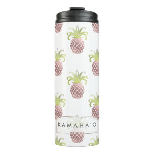 PixDezines Imitats Rose Ananas Thermosbecher