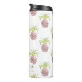 PixDezines Imitats Rose Ananas Thermosbecher (Nach rechts gedreht)