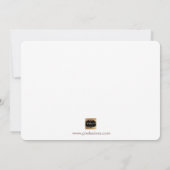 PixDezines Imitats Rose Gold Sie werden meine Brid Einladung (Rückseite)