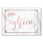 PixDezines Imitats Rose Gold/Tabelle Nr. 1-18/Marm Tischnummer (Rückseite)