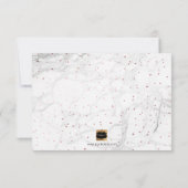 PixDezines Imitats Rose Gold werden Sie von Einladung (Rückseite)