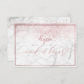 PixDezines Imitats Rose Gold werden Sie von Einladung (Vorne/Hinten)