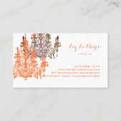 PixDezines Imitats Silberfolienleuchter/DIY-Farbst Visitenkarte (Rückseite)