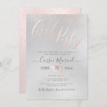 PixDezines Iridescent Blush Pink 2019 Grad Party
