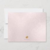 PixDezines Iridescent Blush wird Sie .. Braut Einladung (Rückseite)