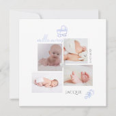 PixDezines Jouets Remerciement Naissance Fille Einladung (Vorderseite)