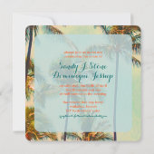 PixDezines kailua Bucht/Tropische Hochzeit Einladung (Rückseite)