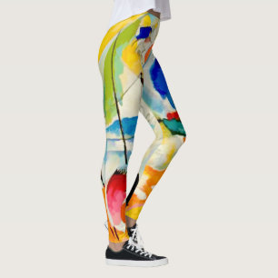 PixDezines Kandinsky 1913 Seeschlacht Improv 31 Leggings