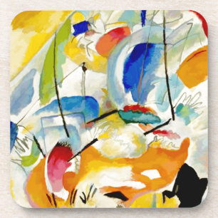 PixDezines Kandinsky 1913 Seeschlacht Improvisatio Getränkeuntersetzer