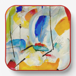 PixDezines Kandinsky 1913 Seeschlacht Improvisatio Pappteller