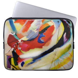 PixDezines - Kandinsky 1914 Abstrakte Wandtafel Laptopschutzhülle