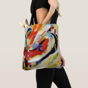 PixDezines - Kandinsky 1914 Abstrakte Wandtafel Tasche