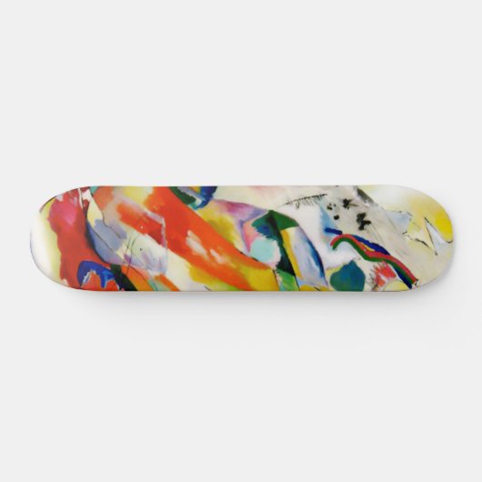 PixDezines Kandinsky 1914/abstrakte Wandverkleidun Skateboard (Horizontal)