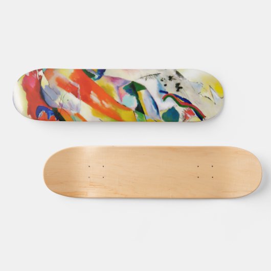 PixDezines Kandinsky 1914/abstrakte Wandverkleidun Skateboard (Horizontal)