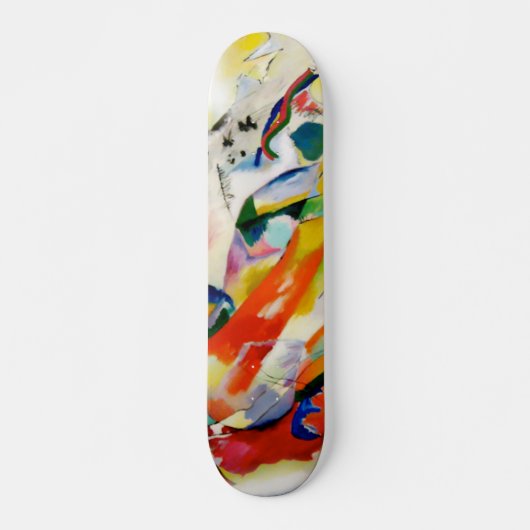 PixDezines Kandinsky 1914/abstrakte Wandverkleidun Skateboard (Vorne)