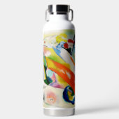 PixDezines Kandinsky 1914 abstrakte Wandverkleidun Trinkflasche (Vorderseite)
