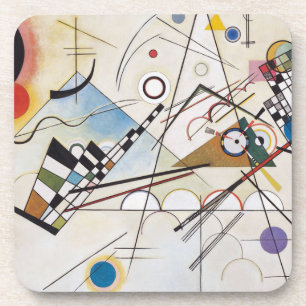 PixDezines Kandinsky 1923 Komposition VIII Getränkeuntersetzer