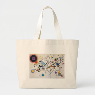 PixDezines Kandinsky 1923 Komposition VIII Jumbo Stoffbeutel