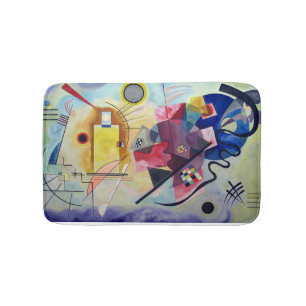 PixDezines Kandinsky 1925/gelb/rot/blau Badematte
