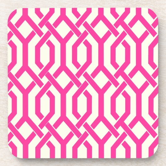 PixDezines Kew Trellis/DIY Hintergrundfarbe Untersetzer (Vorderseite)