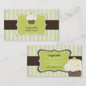 PixDezines Keylime cupcake/pâtisserie Visitenkarte (Vorne/Hinten)